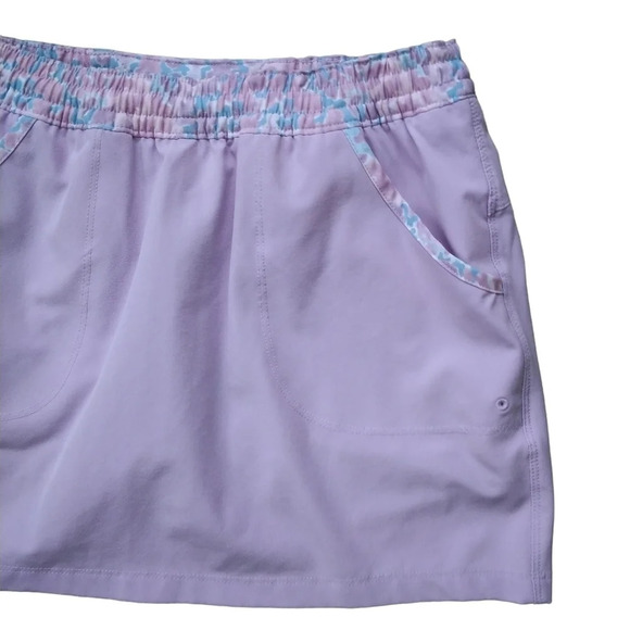 Columbia Floral Waistband Pale Violet Performance Sports Mini Skort XS - Picture 3 of 10